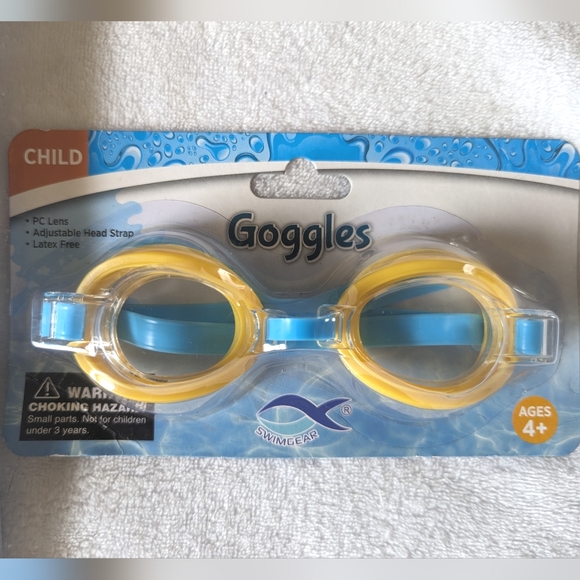 Swim Floaties Ring Goggles Lot Minnie Mouse Inflatable Lot Child and Adult Size - Picture 3 of 5